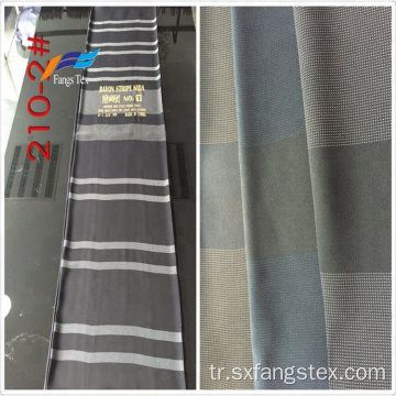 Warmly Polyester Rayon Nida Dubai Çizgili Örme Kumaşlar